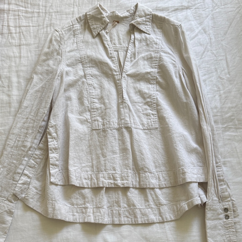 Free People Off-White/Cream Blouse